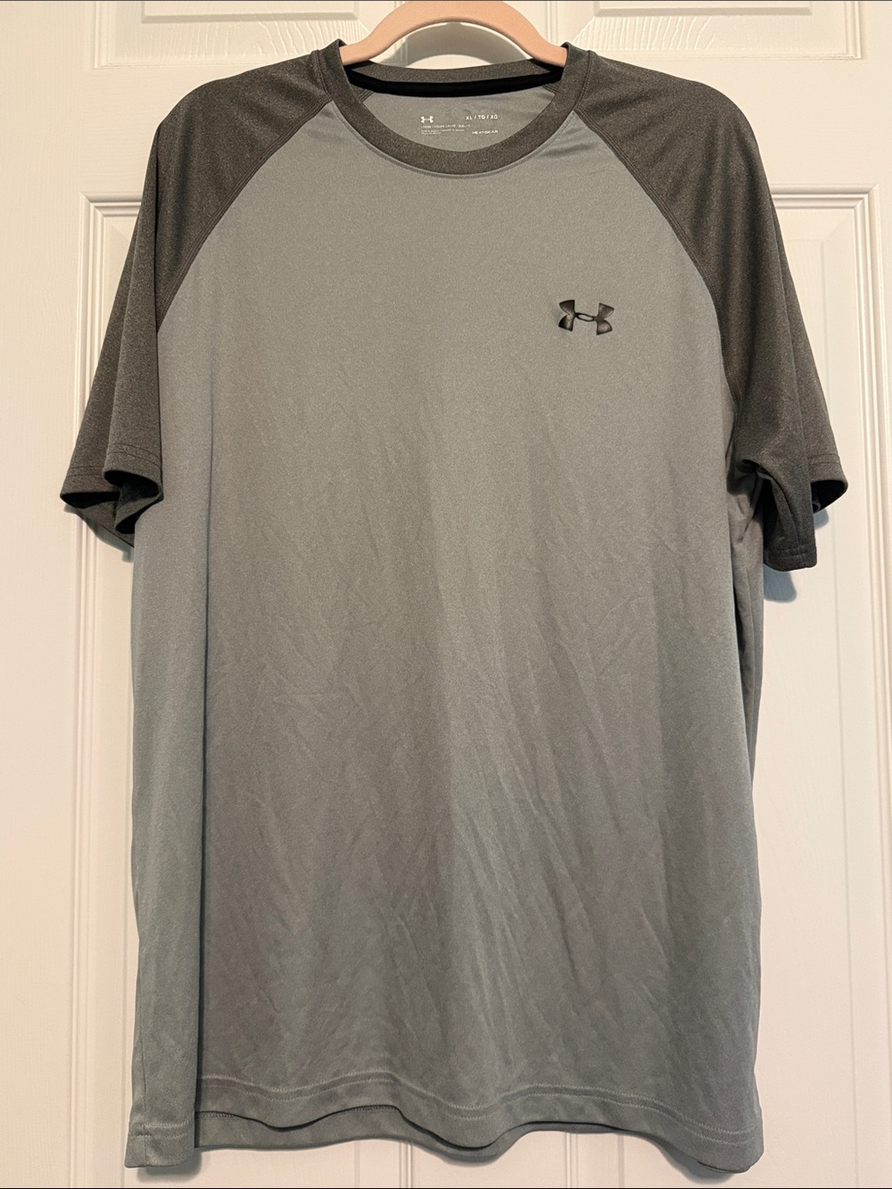 Under Armour Two-Tone Gray Performance Short-Sleeve Tee